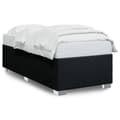 Miniatyrbillede 2 af 10: vidaXL sengeramme 100x200 cm stof sort
