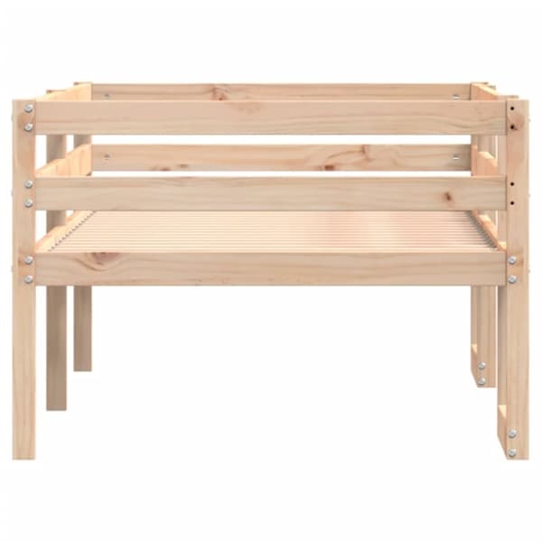 vidaXL sengeramme til juniorseng 80x200 cm massivt fyrretræ