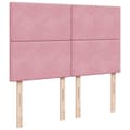 Pikkukuva 9 / 11: vidaXL Jenkkisänky patjalla pinkki 140x190 cm sametti