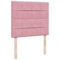 Pikkukuva 9 / 11: vidaXL Jenkkisänky patjalla pinkki 120x200 cm sametti