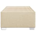 Miniatyrbillede 5 af 10: vidaXL sengeramme 90x200 cm stof cremefarvet
