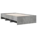 Miniatyrbilde 8 av 11: vidaXL Sengeramme betonggrå 90x190 cm konstruert tre