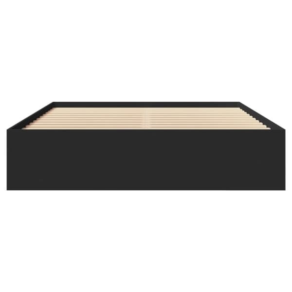 vidaXL Sengeramme svart 150x200 cm konstruert tre