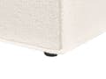 Miniatyrbillede 11 af 11: Seng Off White Boucle 160 x 200 cm Moderne To Mands Seng med Opbevaring Blød Sengegavl Dobbeltseng Sengeramme Retro Design