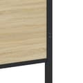 Miniatyrbilde 9 av 11: vidaXL Sengeramme i metall uten madrass sonoma eik 107x203 cm