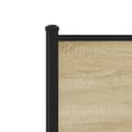 Miniatyrbilde 10 av 11: vidaXL Sengeramme i metall uten madrass sonoma eik 107x203 cm