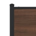 Miniatyrbilde 10 av 11: vidaXL Sengeramme i metall uten madrass brun eik 183x213 cm