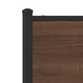 Pikkukuva 10 / 11: vidaXL Metallinen sängynrunko ilman patjaa ruskea tammi 107x203 cm