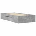 Miniatyrbilde 8 av 11: vidaXL Sengeramme betonggrå 75x190 cm konstruert tre