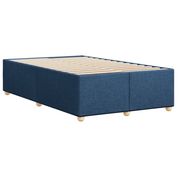 vidaXL Sengeramme blå 120x190 cm stoff