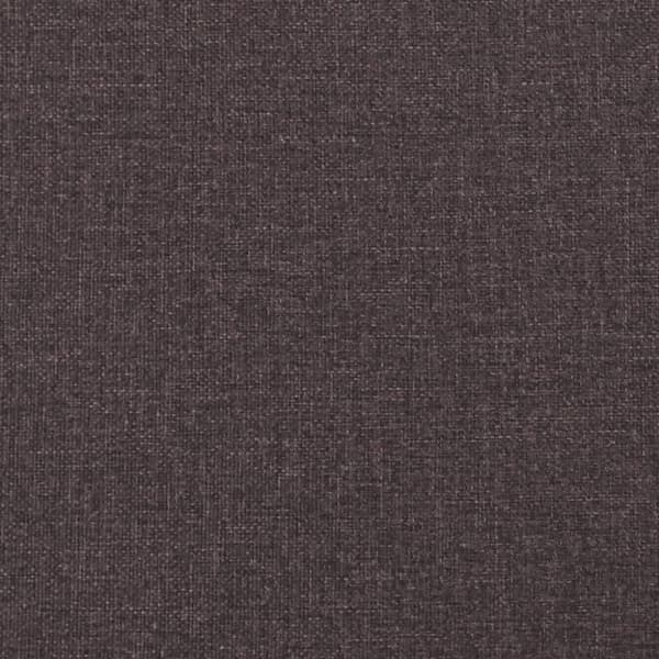 vidaXL Sengeramme mørkebrun 120x190 cm stoff