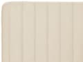 Miniatyrbilde 8 av 10: Sengeramme 180 x 200 cm Beige Fløyel Tufted Sengegavl Metallben Moderne Design