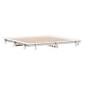 Miniatyrbilde 7 av 10: vidaXL Sengeramme med madrass hvit 200x200 cm heltre furu