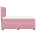 Pikkukuva 10 / 11: vidaXL Jenkkisänky patjalla pinkki 140x190 cm sametti