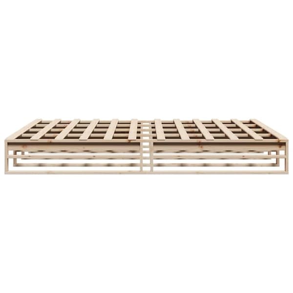 vidaXL Sengeramme uten madrass 180x200 cm heltre furu