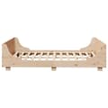 Miniatyrbilde 6 av 10: vidaXL Sengeramme uten madrass hvit 135x190 cm heltre furu