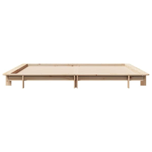 vidaXL Sengeramme uten madrass 180x200 cm heltre furu