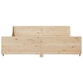 Miniatyrbilde 5 av 10: vidaXL Sengeramme uten madrass 180x200 cm heltre furu