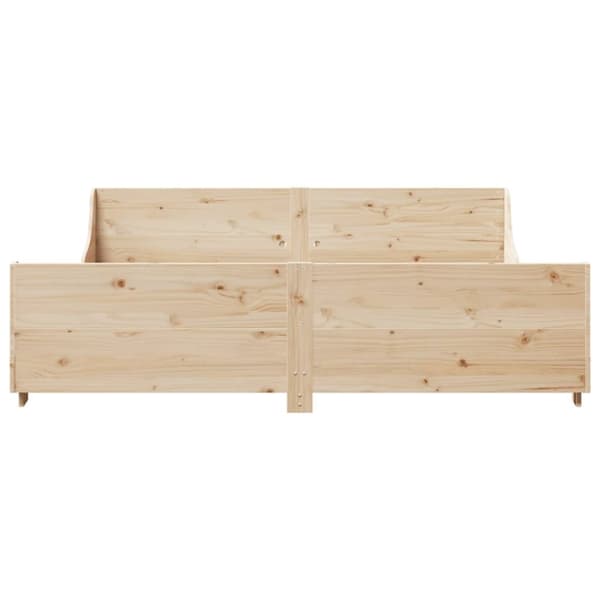 vidaXL Sengeramme uten madrass 180x200 cm heltre furu