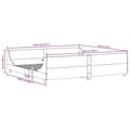Miniatyrbilde 10 av 10: vidaXL Sengeramme uten madrass 180x200 cm heltre furu