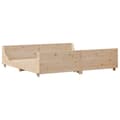 Miniatyrbilde 1 av 10: vidaXL Sengeramme uten madrass 180x200 cm heltre furu