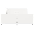 Miniatyrbilde 5 av 10: vidaXL Sengeramme uten madrass hvit 160x200 cm heltre furu