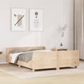 Miniatyrbilde 4 av 10: vidaXL Sengeramme uten madrass 140x200 cm heltre furu