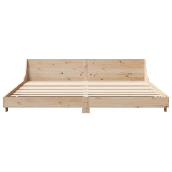 vidaXL Sänky ilman patjaa 200x200 cm täysi mänty