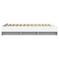 Miniatyrbilde 7 av 11: vidaXL Sengeramme hvit 120x190 cm konstruert tre