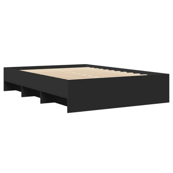 vidaXL Sengeramme svart 120x200 cm konstruert tre