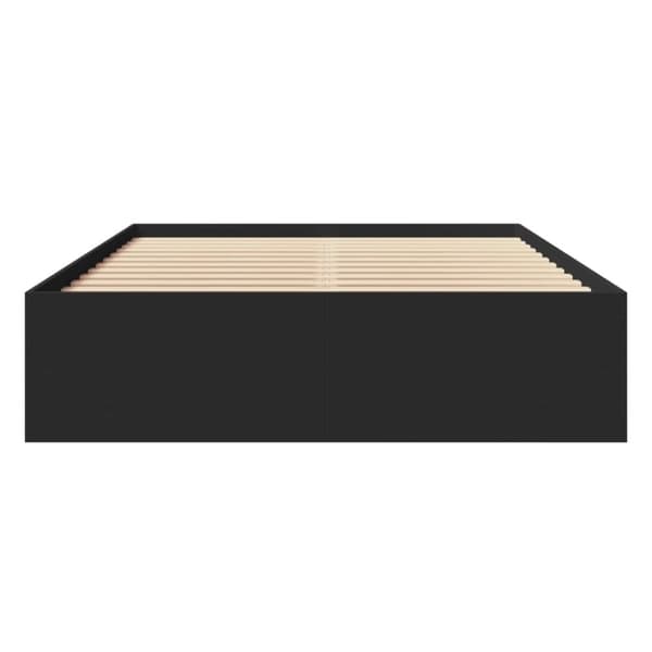 vidaXL Sengeramme svart 120x200 cm konstruert tre