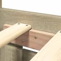 Miniatyrbilde 10 av 11: vidaXL Sengeramme med hodegavl sonoma eik 150x200 cm konstruert tre