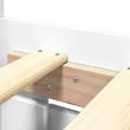 Miniatyrbilde 10 av 11: vidaXL Sengeramme med hodegavl hvit 180x200 cm konstruert tre