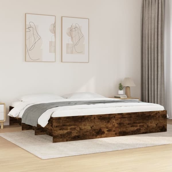 vidaXL Sängynrunko ilman patjaa 180x200 cm tekninen puu