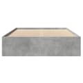 Miniatyrbilde 6 av 11: vidaXL Sengeramme betonggrå 120x200 cm konstruert tre