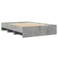 Miniatyrbilde 8 av 11: vidaXL Sengeramme betonggrå 120x200 cm konstruert tre