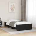 Miniatyrbilde 4 av 11: vidaXL Sengeramme svart 90x200 cm konstruert tre