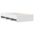 Miniatyrbilde 1 av 11: vidaXL Sengeramme hvit 90x200 cm konstruert tre