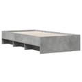 Miniatyrbilde 3 av 11: vidaXL Sengeramme betonggrå 100x200 cm konstruert tre