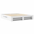 Miniatyrbilde 1 av 11: vidaXL Sengeramme uten madrass hvit 180x200 cm konstruert tre
