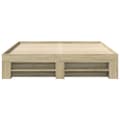 Miniatyrbilde 6 av 11: vidaXL Sengeramme uten madrass sonoma eik 150x200 cm konstruert tre