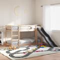 Pikkukuva 4 / 11: vidaXL Kerrossänky liukumäellä ja tikkailla 80x200 cm täysi mänty