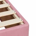 Pikkukuva 11 / 11: vidaXL Jenkkisänky patjalla pinkki 120x200 cm sametti