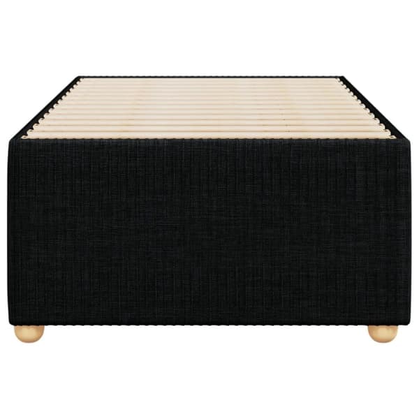 vidaXL Sengeramme svart 90x190 cm stoff