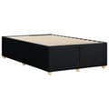 Miniatyrbilde 7 av 10: vidaXL Sengeramme svart 120x190 cm stoff