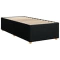 Miniatyrbilde 1 av 10: vidaXL Sengeramme svart 90x190 cm stoff