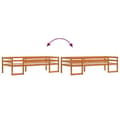 Miniatyrbilde 9 av 11: vidaXL Sengeramme for barn voksbrun 75x190 cm heltre furu