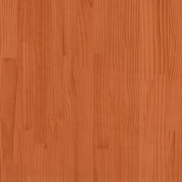 vidaXL Sengeramme for barn voksbrun 75x190 cm heltre furu