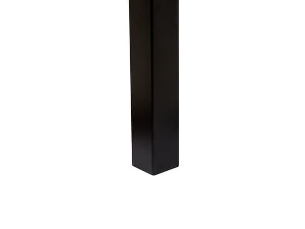 Parisänky musta teräs 140 x 200 cm sälepohjalla vaaleanbeige pehmustettu sängynpääty moderni tyyli