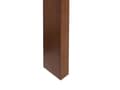 Miniatyrbilde 10 av 11: Dobbeltseng med Treramme Dekorativ Sengegavl 140 x 200 cm Rustikk Design Mørkt Tre